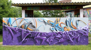 Graffiti Wall in Potsdam - Photo by ricoe21 - Rikoe, Urok, ARD