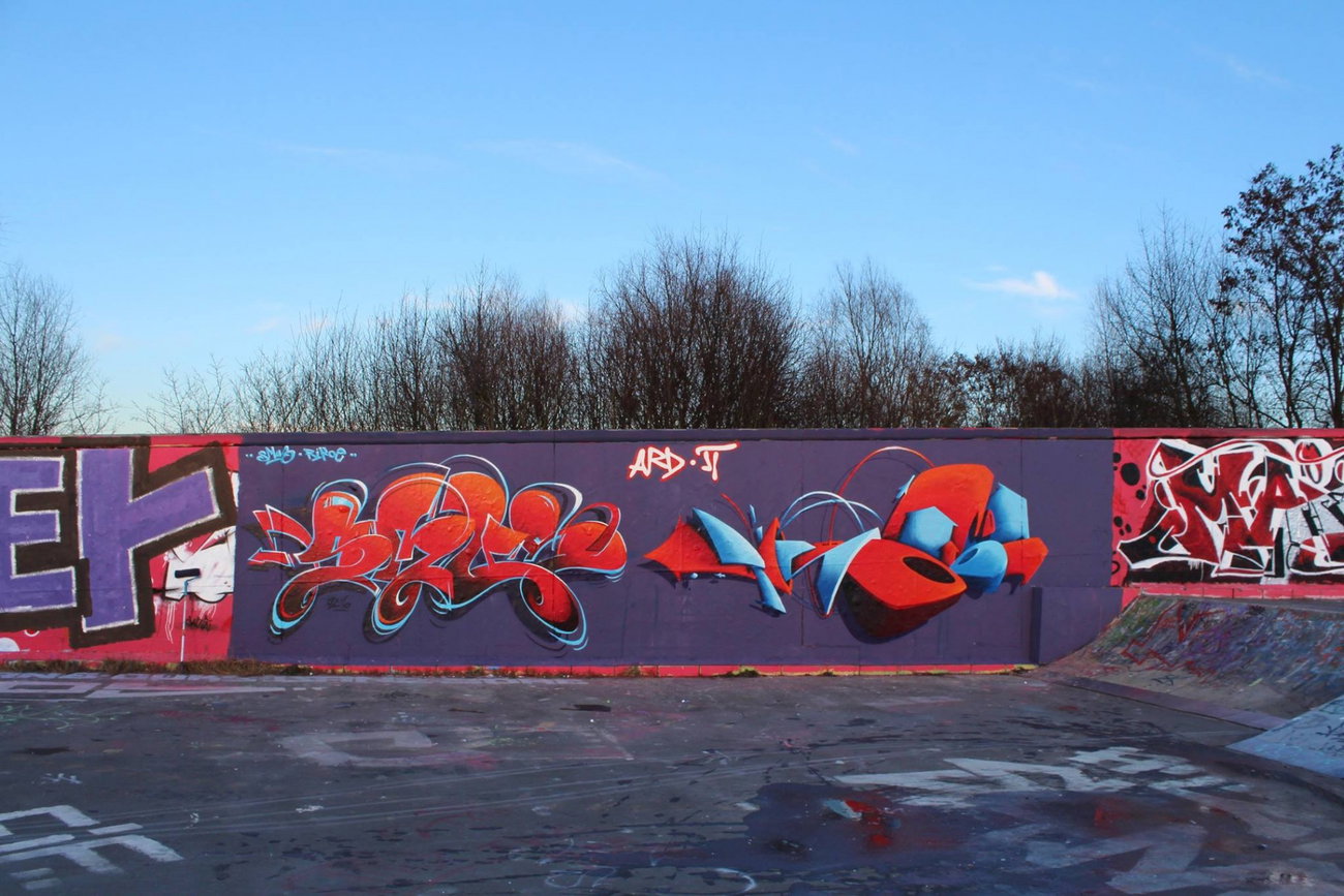 Graffiti Wall in Deutschland - Photo by ricoe21 - Smus, Ricoe21 (2016)