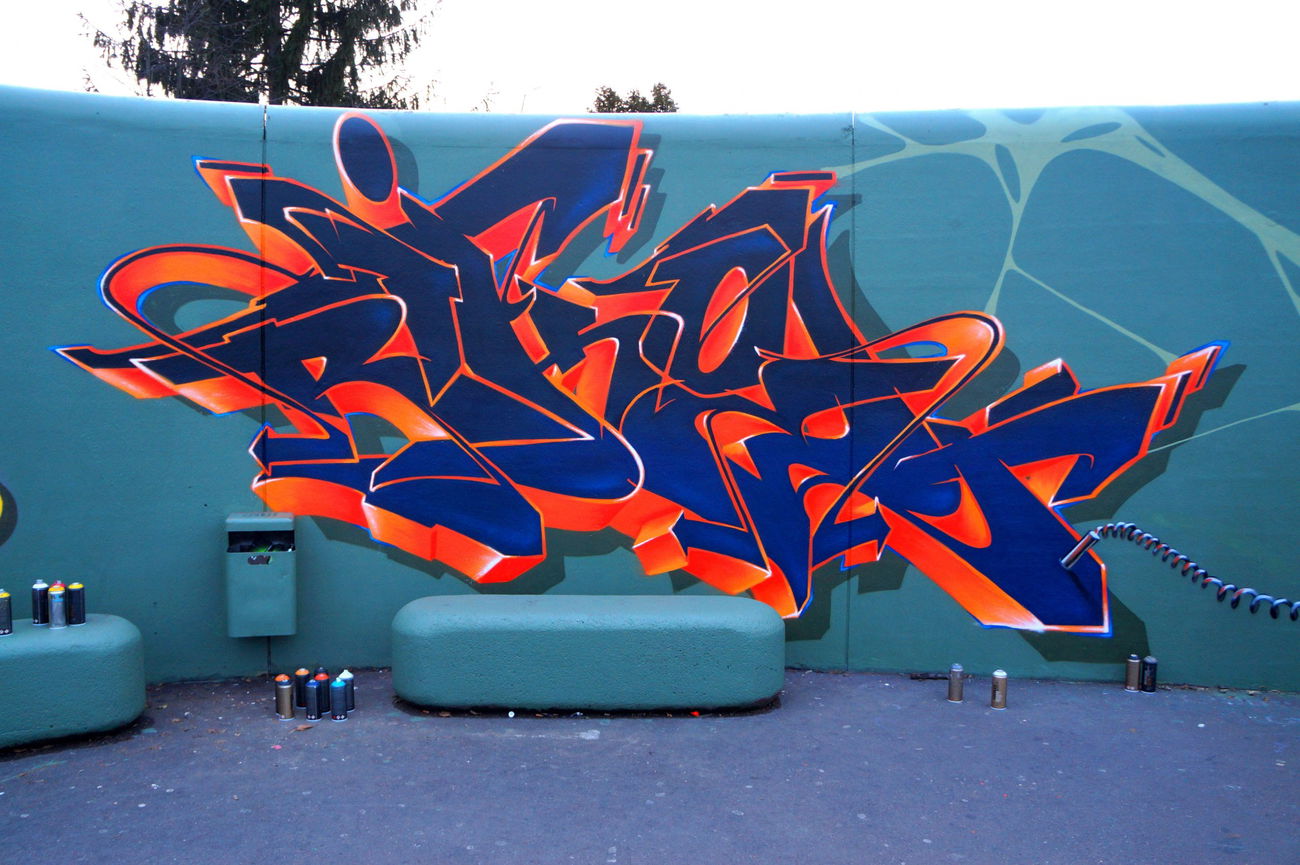 Graffiti Wall in Deutschland - Photo by ricoe21 - Shab, Ricoe21, Joes (2017)