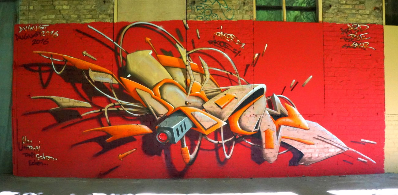 Graffiti Wall in Deutschland - Photo by ricoe21 - Rikoe, ARD, PIE (2016)