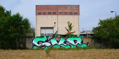Graffiti Bombing in Deutschland - Photo by ricoe21 - SKR, Ricoe21, Benz (2015)