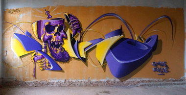 Graffiti Wall in Deutschland - Photo by ricoe21 - Ricoe21, Smus (2016)