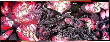 Graffiti Sketch - Photo by ricoe21 - ARD, Ater, Afour (2015)