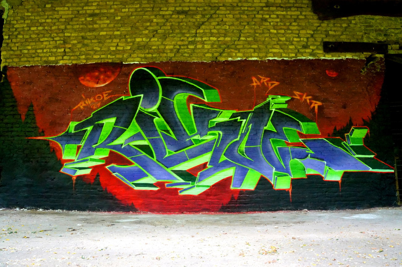 Graffiti Wall - Photo by ricoe21 - Rikoe, ARD, SKR (2015)