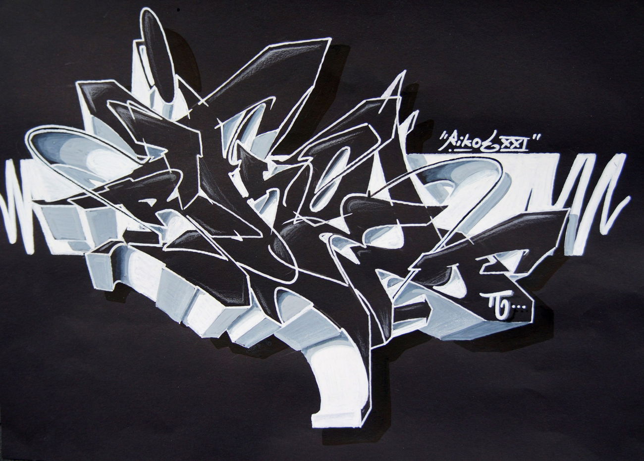 Graffiti Sketch - Photo by ricoe21 - Rikoe, Ricoe21, ARD (2017)