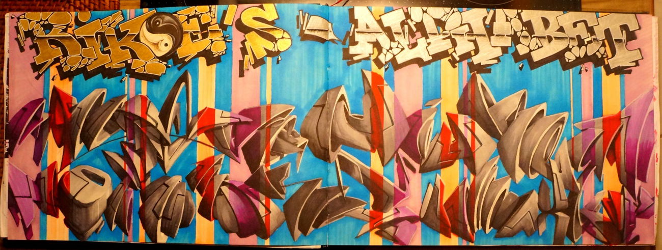 Graffiti Sketch - Photo by ricoe21 - Ricoe21 (2015)