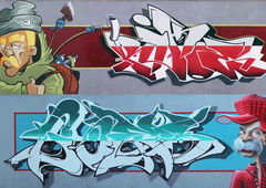 Graffiti Wall in Deutschland - Photo by ricoe21 - Emon, Rikoe, Joes (2017)