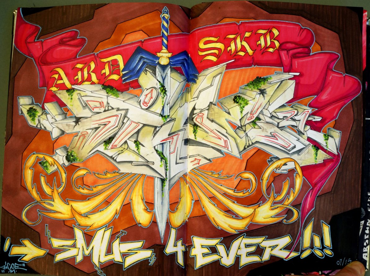 Graffiti Sketch - Photo by ricoe21 - Rikoe, 21, ARD (2015)