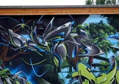 Graffiti Wall - Photo by ricoe21 - Ricoe21, Rikoe, Dizoe (2017)