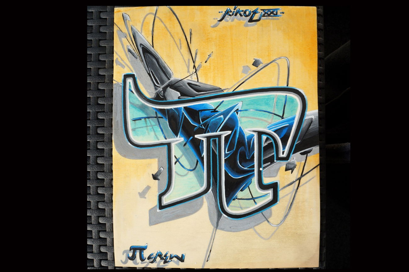 Graffiti Artwork - Photo by ricoe21 - Pie, Crew, Ricoe21 (2017)