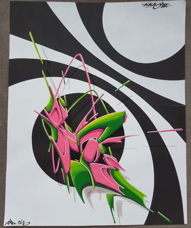 Graffiti Sketch - Photo by ricoe21 - Ricoe21, Rikoe, ARD (2017)