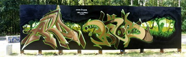 Graffiti Wall - Photo by ricoe21 - Ricoe21, Swob, ARD (2015)