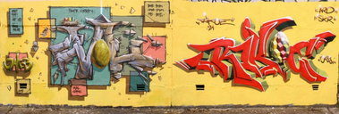 Graffiti Wall - Photo by ricoe21 - Evol, Rikoe, ; (2015)