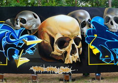 Graffiti Wall - Photo by ricoe21 - Smus, by, Rikoe21 (2015)