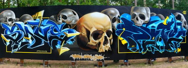 Graffiti Wall - Photo by ricoe21 - Smus, by, Rikoe21 (2015)