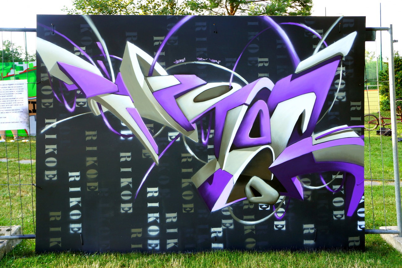 Graffiti Wall - Photo by ricoe21 - Rikoe, Ricoe21 (2016)