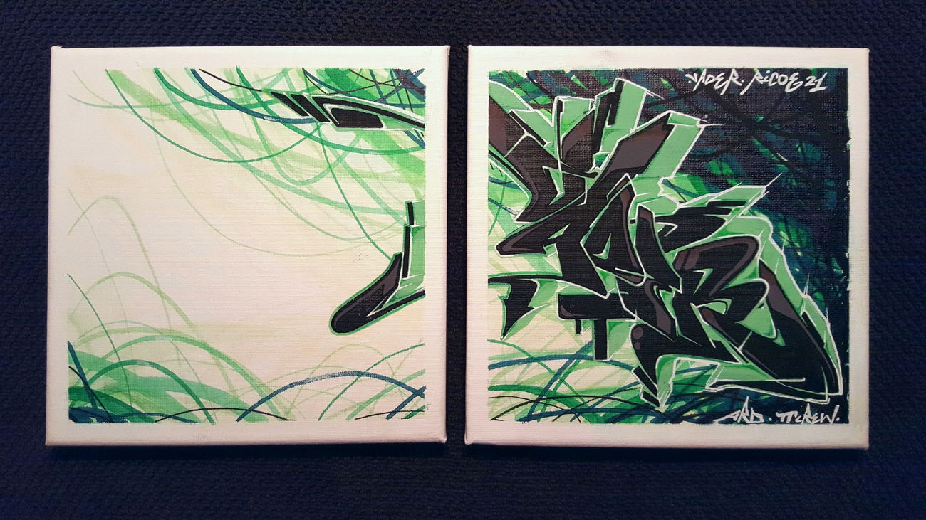 Graffiti Artwork - Photo by ricoe21 - Vader, Ricoe21, ARD (2018)