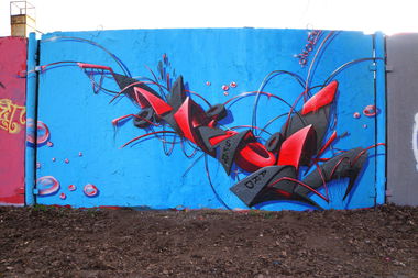 Graffiti Wall in Potsdam - Photo by ricoe21 - Rikoe, ARD, SKR (2016)