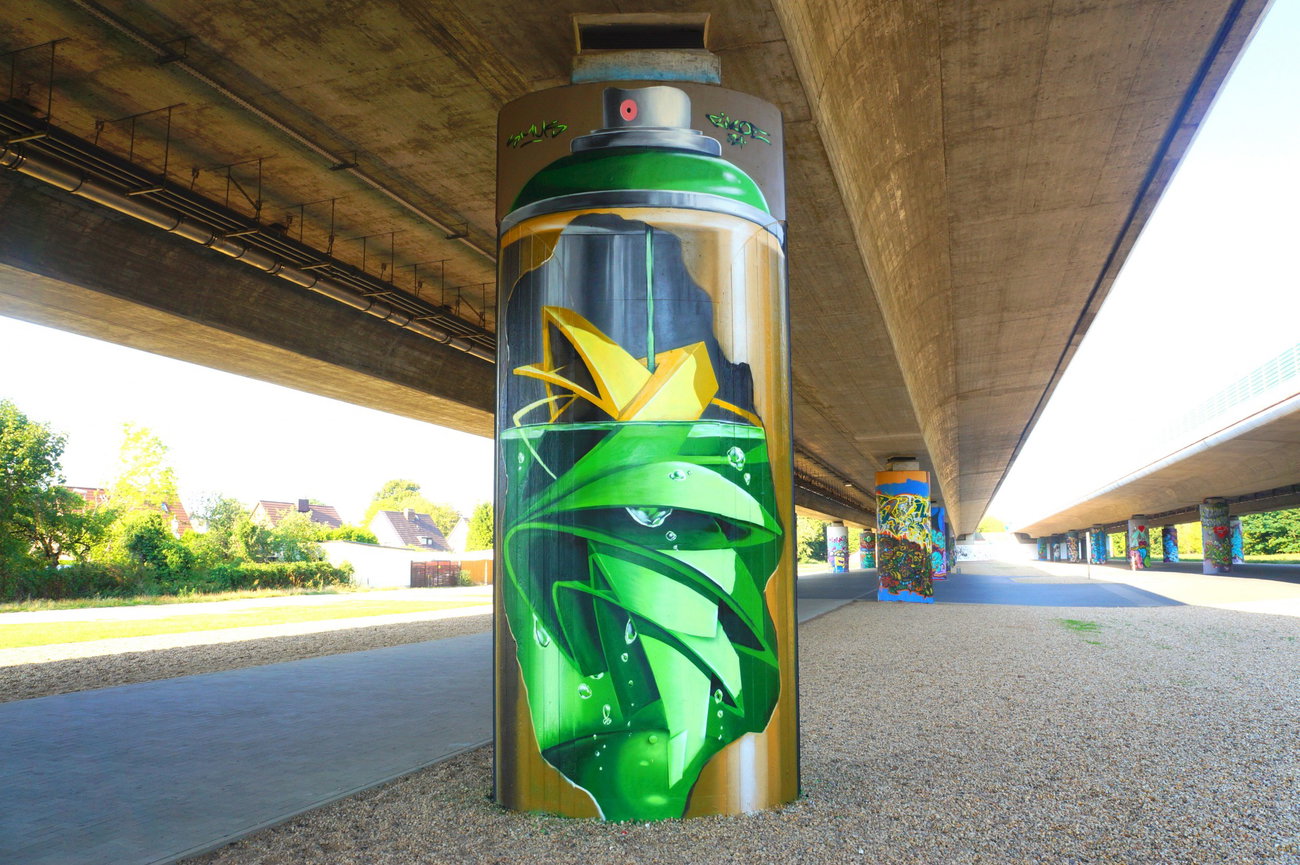 Graffiti Wall in Deutschland - Photo by ricoe21 - Smus, Ricoe21, ARD (2015)