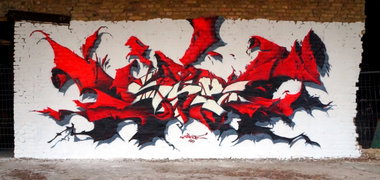 Graffiti Wall - Photo by ricoe21 - SKR, Ricoe21 (2016)