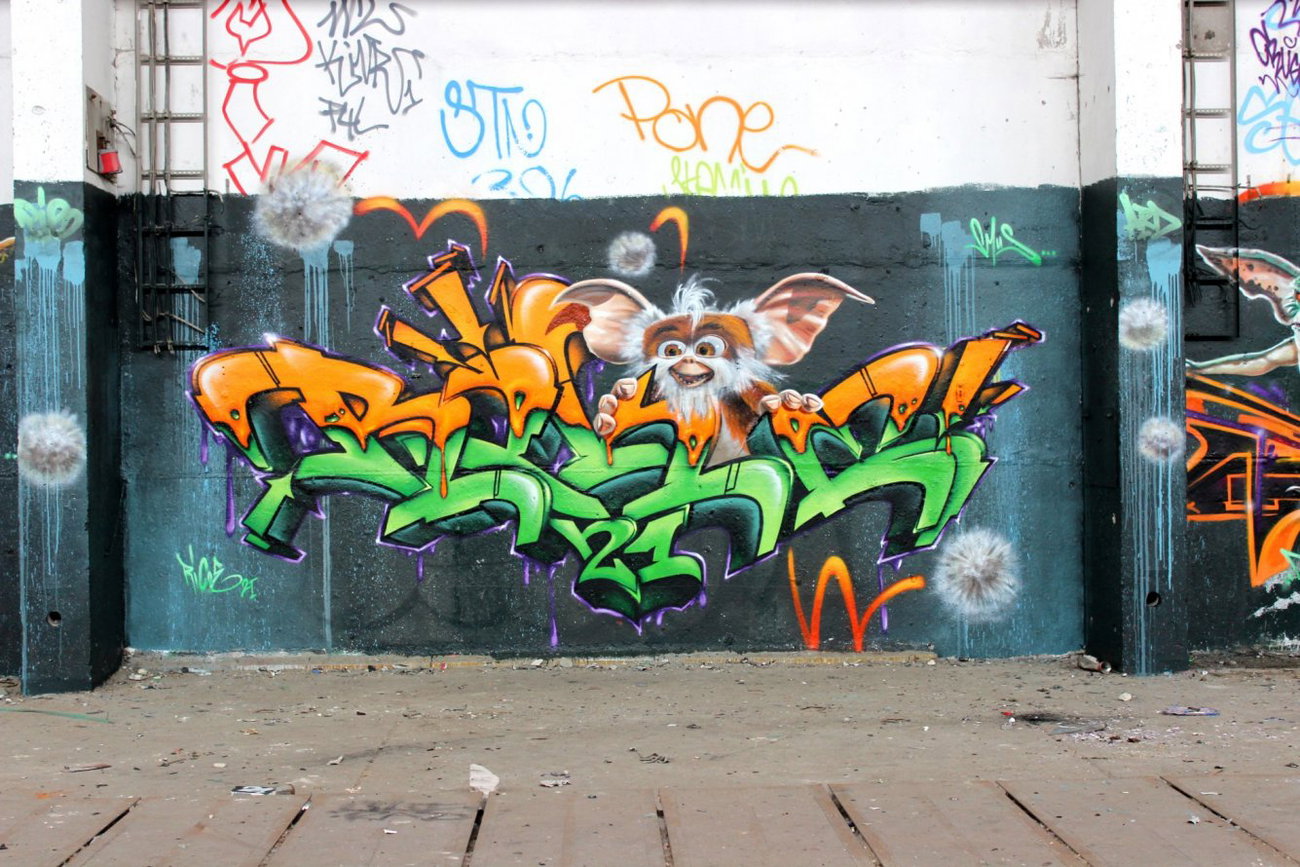 Graffiti Wall - Photo by ricoe21 - Rikoe21, Smus, ARD (2015)