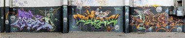 Graffiti Wall - Photo by ricoe21 - Urok, Emon, Rikoe21 (2015)