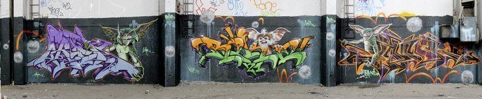 Graffiti Wall - Photo by ricoe21 - Urok, Emon, Rikoe21 (2015)