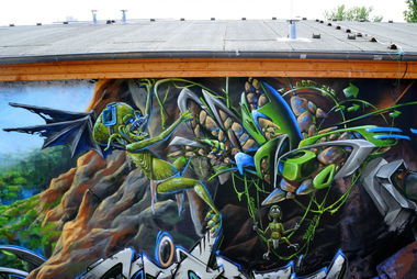 Graffiti Wall in Potsdam - Photo by ricoe21 - Smus, Ricoe21 (2016)