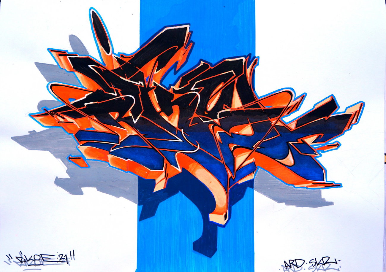 Graffiti Sketch - Photo by ricoe21 - Rikoe, Ricoe21 (2016)