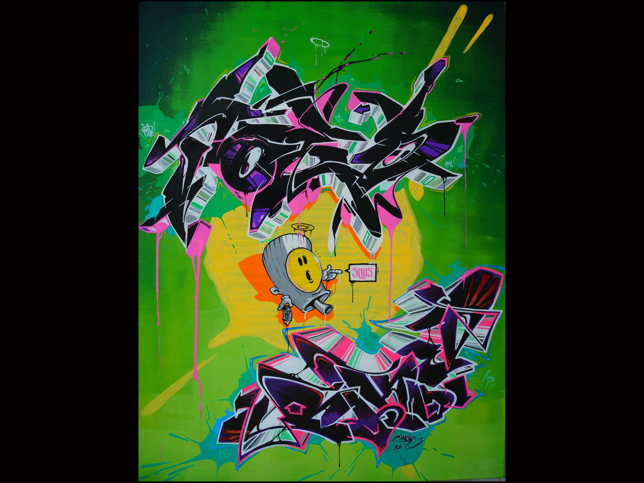 Graffiti Artwork - Photo by ricoe21 - Joes, Spoare153, Rikoe (2017)