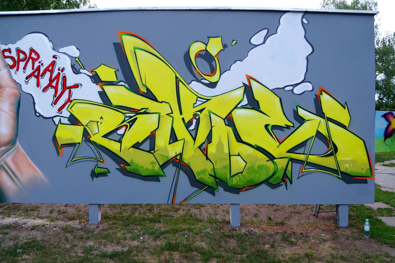 Graffiti Wall in Deutschland - Photo by ricoe21 - Ricoe21, Rikoe, Smus (2017)