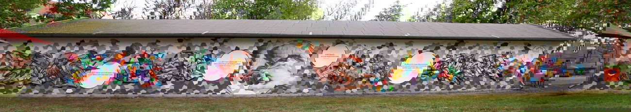 Graffiti Wall in Potsdam - Photo by ricoe21 - Benz, Asmer, Smus (2015)