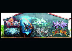 Graffiti Wall - Photo by ricoe21 - Ricoe21, Fobs, Emon (2014)