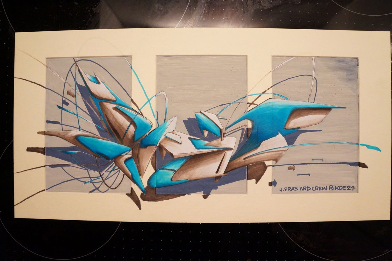 Graffiti Artwork - Photo by ricoe21 - Pras, Ricoe21 (2016)