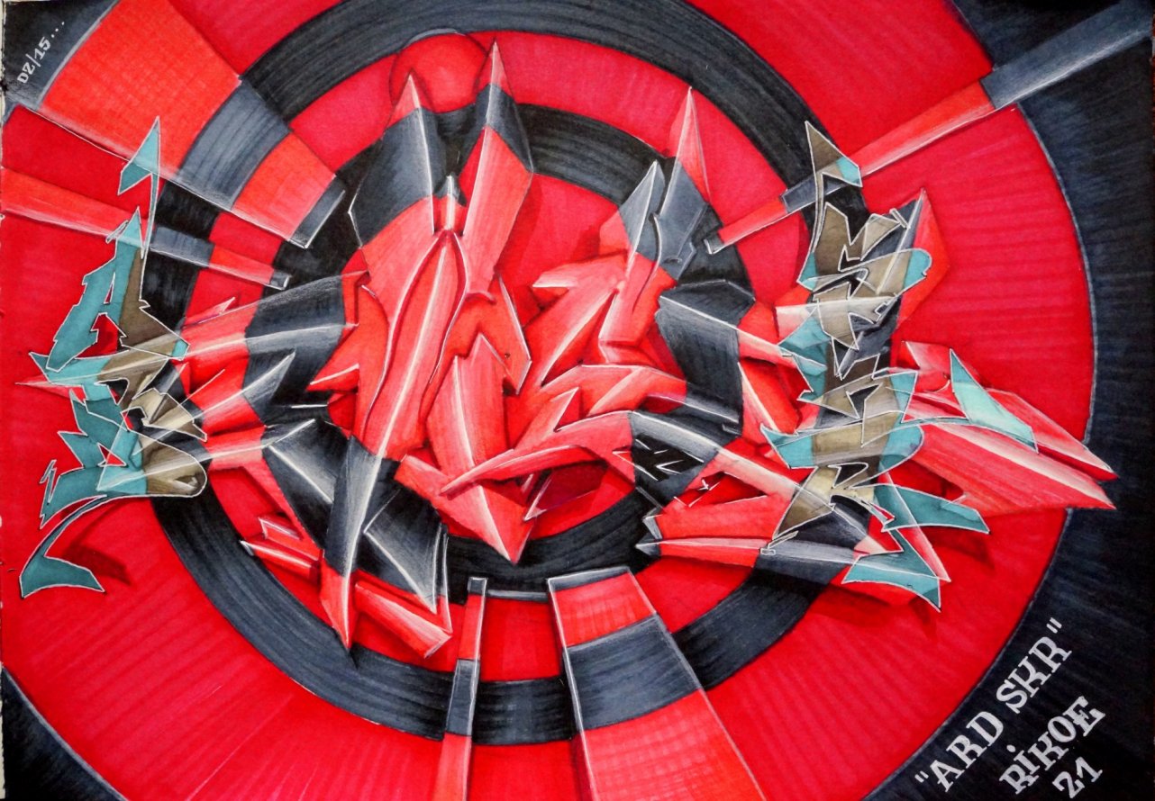 Graffiti Sketch - Photo by ricoe21 - ARD, Rikoe21, SKR (2015)