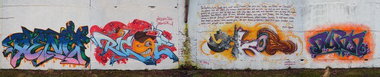 Graffiti Wall - Photo by ricoe21 - Benz, Ricoe21, Jakob (2014)