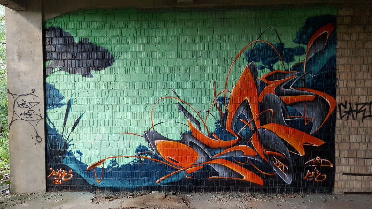 Graffiti Wall - Photo by ricoe21 - Ricoe21, Rikoe, ARD (2017)