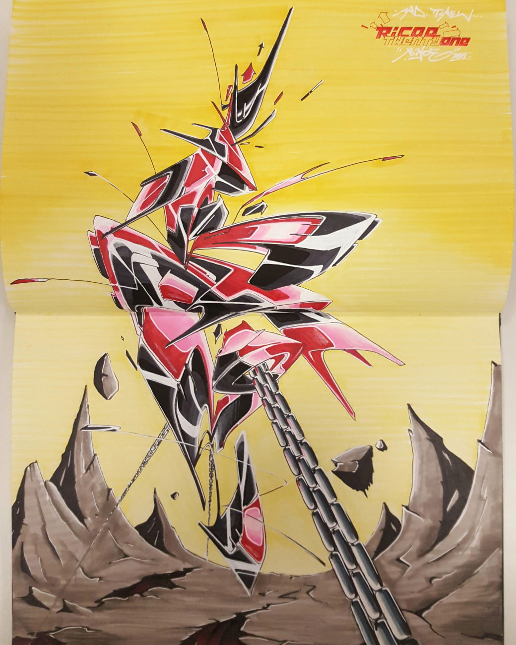 Graffiti Sketch - Photo by ricoe21 - Ricoe21, ARD, PIE (2017)