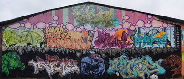 Graffiti Wall - Photo by ricoe21 - SKR, Suma, Fobs (2009)