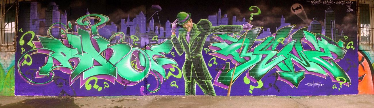 Graffiti Wall in Deutschland - Photo by ricoe21 - Ricoe21, Smus, Benz (2016)
