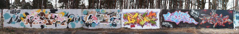 Graffiti Wall - Photo by ricoe21 - Cead, Smuk, Benz (2015)