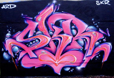 Graffiti Wall - Photo by ricoe21 - SKR, Ricoe21, ARD (2015)