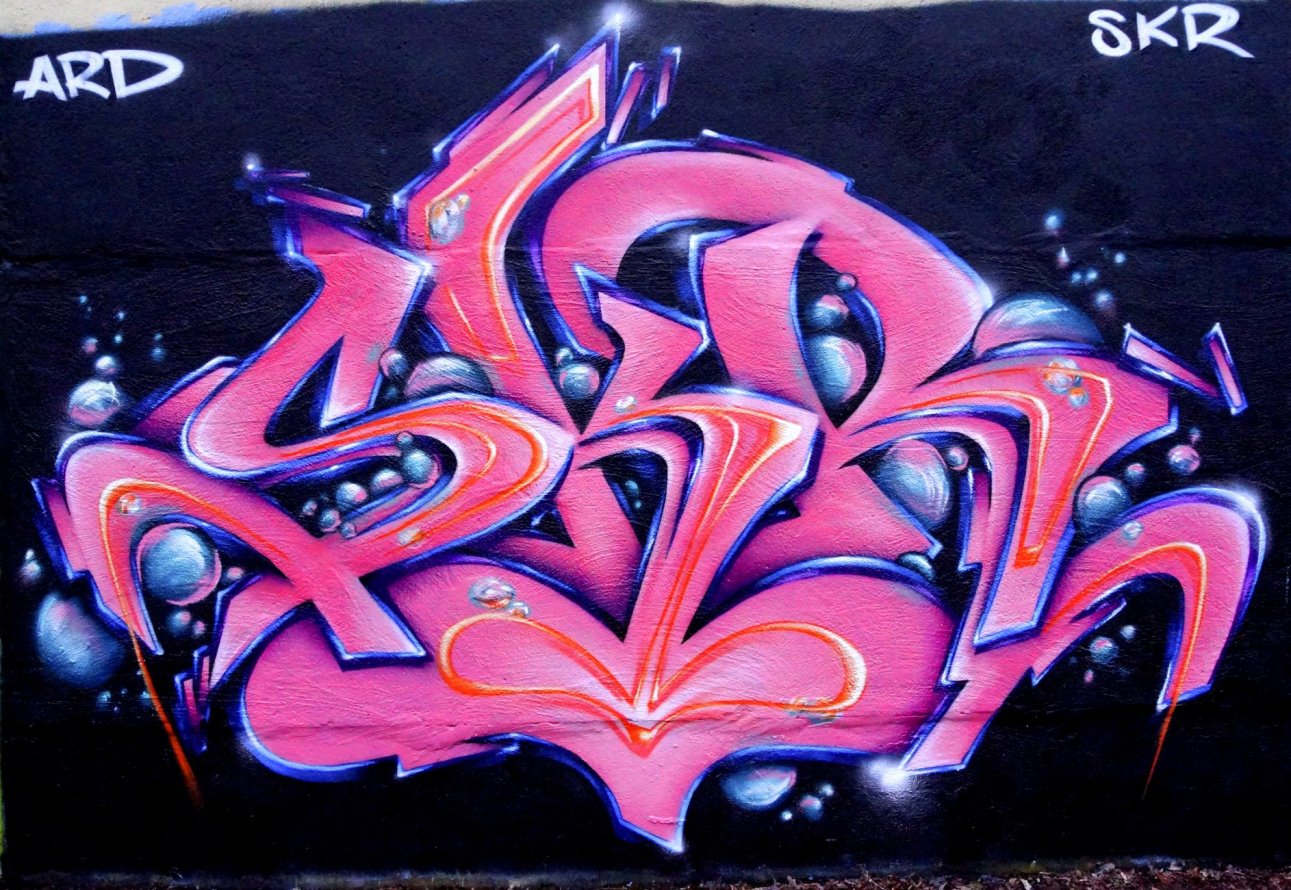 Graffiti Wall - Photo by ricoe21 - SKR, Ricoe21, ARD (2015)