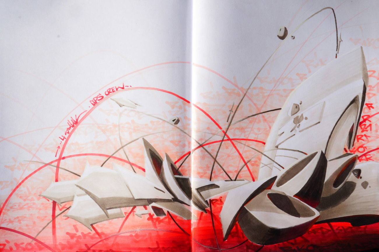 Graffiti Sketch - Photo by ricoe21 - Smuk, Ricoe21, ARD (2016)