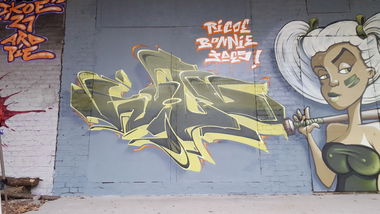 Graffiti Wall in Deutschland - Photo by ricoe21 - Ricoe21, Bonnie, Joes (2017)