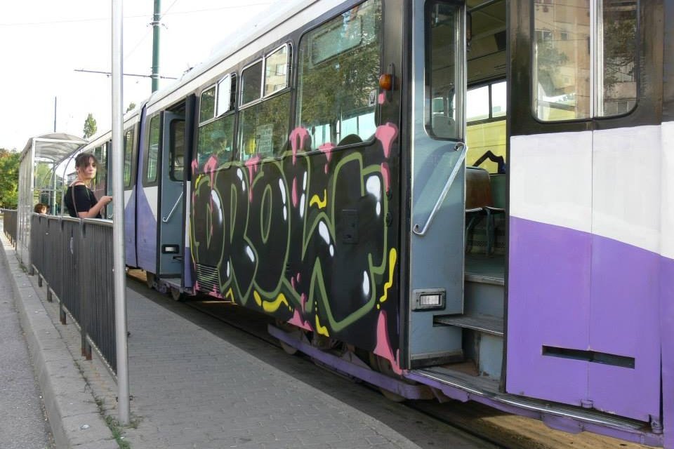 Graffiti Train - Photo by roadjack - Drow