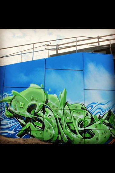 Graffiti Wall - Photo by roadjack