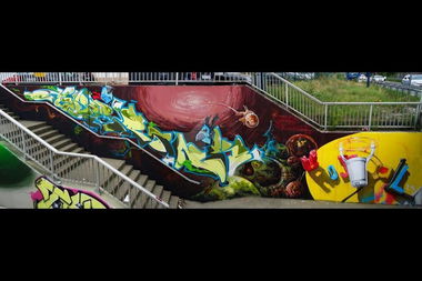 Graffiti Wall - Photo by roadjack