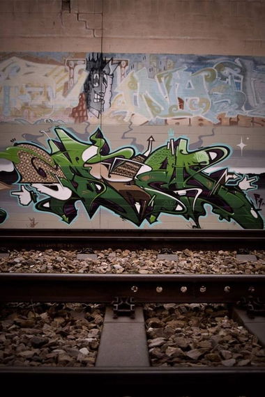 Graffiti Wall - Photo by roadjack