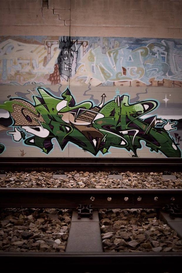 Graffiti Wall - Photo by roadjack